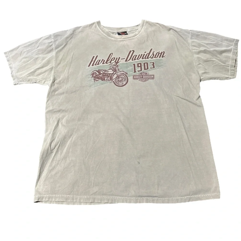 Harley-Davidson Men's XL Graphic T-shirt Vintage Style Bike 1903  Motorcycle - Picture 2 of 12